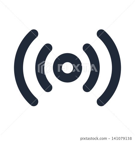 Broadcast signal icon Broadcast signal icon 141079138