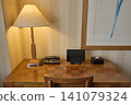 Hotel room desk and table lamp 141079324