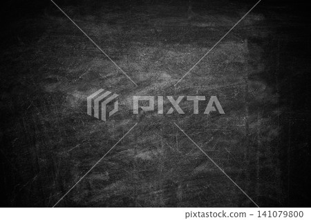 Dirty black chalkboard as background. Space for text Dirty black chalkboard as background. Space for text 141079800