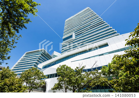 Modern building view of Chinatrust Commercial Bank (CTBC) Financial Park in Taipei, Taiwan. It houses the headquarters of CTBC Financial Holding. Modern building view of Chinatrust Commercial Bank (CTBC) Financial Park in Taipei, Taiwan. It houses the headquarters of CTBC Financial Holding. 141080053
