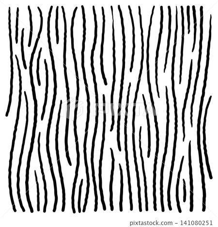 Vertical wavy line texture in seamless hand drawn contour style Vertical wavy line texture in seamless hand drawn contour style 141080251