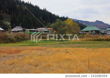途經福島縣大沼郡奧會津/金山町的忠見線 途經福島縣大沼郡奧會津/金山町的忠見線 141080304
