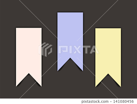 Paper notes stickers. Place for memo messages on paper sheets. Attached with sticky colorful tape on grey background isolated vector illustration Paper notes stickers. Place for memo messages on paper sheets. Attached with sticky colorful tape on grey background isolated vector illustration 141080456