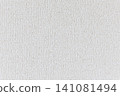 Stylish white wallpaper/wall texture background with an embossed plaster pattern. 141081494