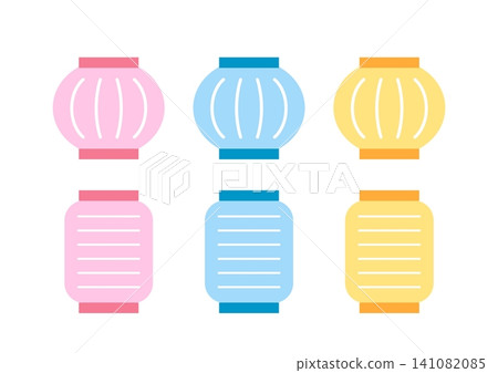 Cute festival lantern set Cute festival lantern set 141082085