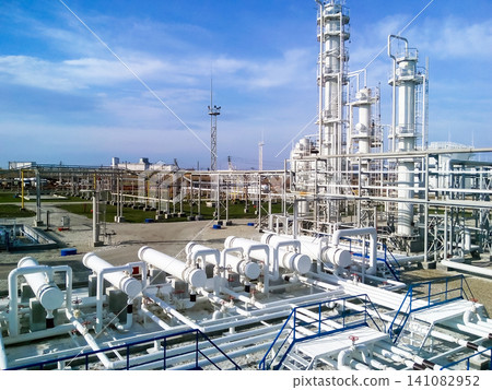 The oil refinery The oil refinery 141082952