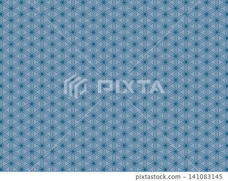 Indigo blue cloisonné tortoise shell background 141083145