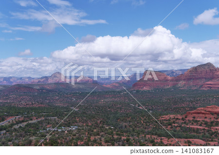 View from the north side of Bell Rock Trail in Sedona View from the north side of Bell Rock Trail in Sedona 141083167
