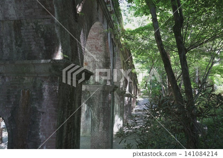 Beautiful scenery around Nanzenji Temple and the Suirakaku aqueduct in Kyoto Beautiful scenery around Nanzenji Temple and the Suirakaku aqueduct in Kyoto 141084214