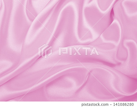 Smooth elegant pink silk or satin texture as wedding background. Luxurious background design Smooth elegant pink silk or satin texture as wedding background. Luxurious background design 141086280