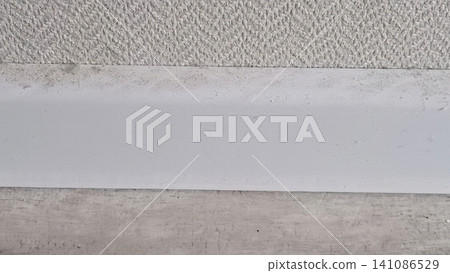 Textured Wall and Dirty Trim 141086529