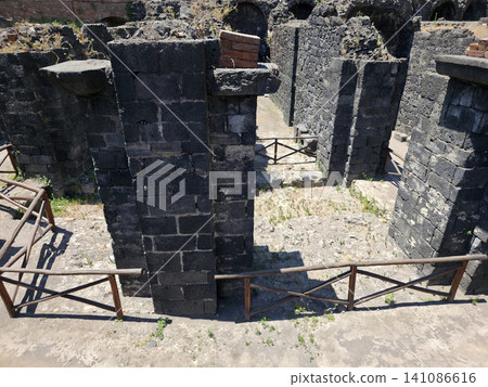 Roman Amphitheater of Catania Lava stones Roman Amphitheater of Catania Lava stones 141086616