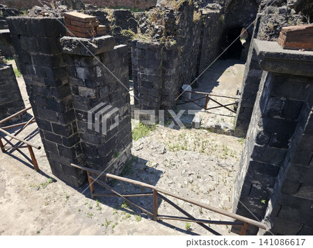 Roman Amphitheater of Catania Lava stones Roman Amphitheater of Catania Lava stones 141086617
