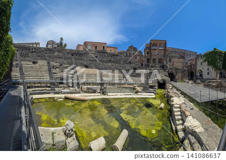 greek Roman theater of Catania greek Roman theater of Catania 141086637