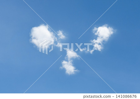 Clouds floating in the blue sky Clouds floating in the blue sky 141086676