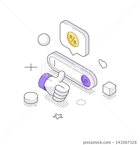 Social Media Marketing And SEO User Engagement Strategy Concept Isometric Vector Illustration Social Media Marketing And SEO User Engagement Strategy Concept Isometric Vector Illustration 141087328