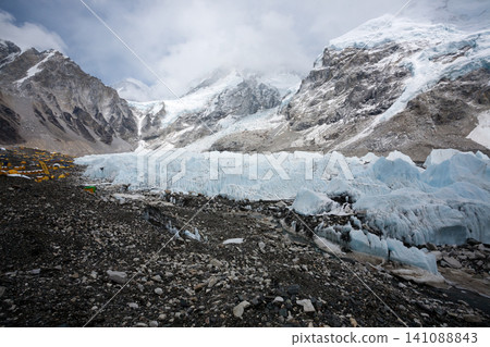 Everest south base camp view, Nepal Everest south base camp view, Nepal 141088843