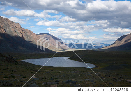 Small lake in Altai Tavan Bogd National Park, Mongolia Small lake in Altai Tavan Bogd National Park, Mongolia 141088868