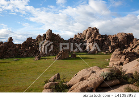 Ikh gazriin chuluu National Park landscape, Mongolia Ikh gazriin chuluu National Park landscape, Mongolia 141088958