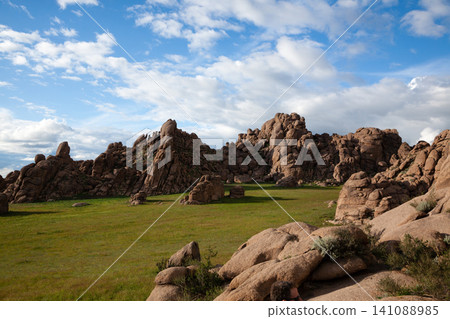 Ikh gazriin chuluu National Park landscape, Mongolia Ikh gazriin chuluu National Park landscape, Mongolia 141088985