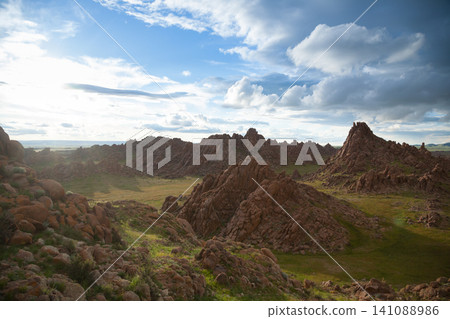 Ikh gazriin chuluu National Park landscape, Mongolia Ikh gazriin chuluu National Park landscape, Mongolia 141088986