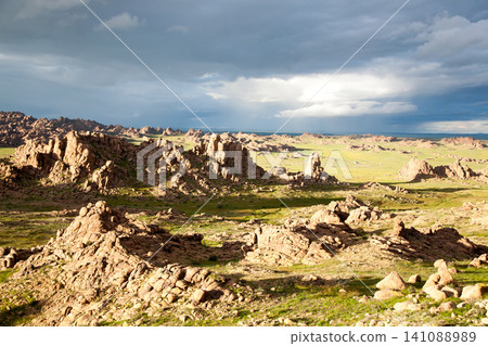 Ikh gazriin chuluu National Park landscape, Mongolia Ikh gazriin chuluu National Park landscape, Mongolia 141088989