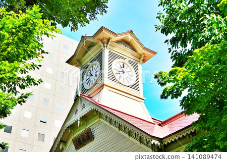 View of Sapporo Clock Tower View of Sapporo Clock Tower 141089474