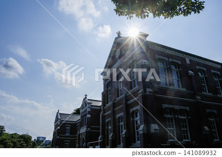 The former Imperial Guard Division Headquarters building shines brightly. The former Imperial Guard Division Headquarters building shines brightly. 141089932