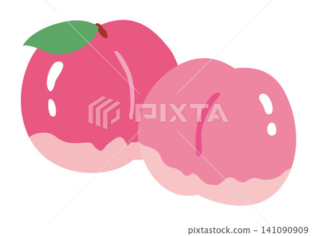 可愛的桃子圖 141090909