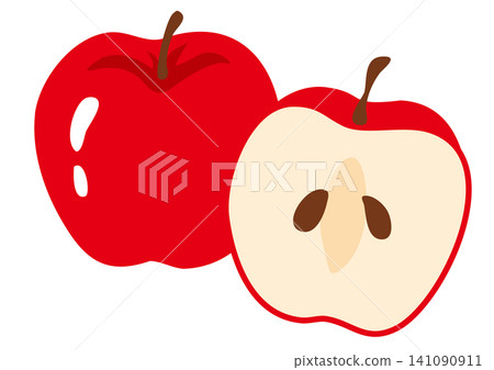 可愛的蘋果插圖 可愛的蘋果插圖 141090911