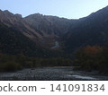 The Tanigawa mountain range illuminated by the morning sun 141091834