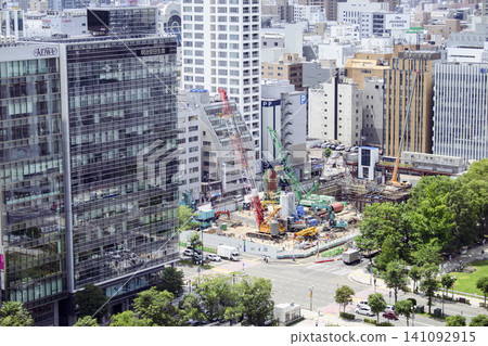 「札幌一號」建築工地,這是札幌大通地區的大型重建計畫。 「札幌一號」建築工地,這是札幌大通地區的大型重建計畫。 141092915