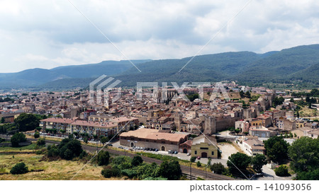 Montblanc medieval town panorama in Catalonia Spain Montblanc medieval town panorama in Catalonia Spain 141093056