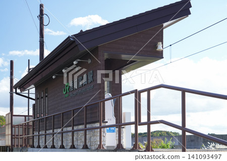 Rikuzen-Tomiyama Station (Senseki Line), Matsushima Town, Miyagi Prefecture 141093497