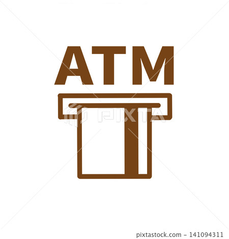 ATM icon materials, cash dispenser, finance, payment, service, business, technology ATM icon materials, cash dispenser, finance, payment, service, business, technology 141094311