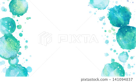 Watercolor bleeding and splash frame background, hand-drawn style texture Watercolor bleeding and splash frame background, hand-drawn style texture 141094837