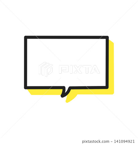 Speech bubble illustrations, with their simple design, are versatile and convenient for design work. Speech bubble illustrations, with their simple design, are versatile and convenient for design work. 141094921