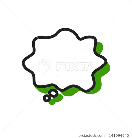 Hand-drawn style speech bubble illustrations. Perfect for expressing thoughts and ideas. 141094940