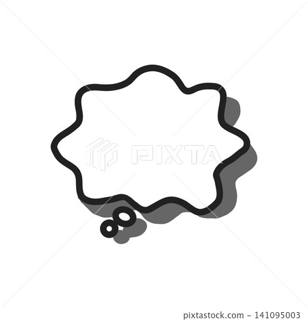 Speech bubble illustrations expressing conversations, thoughts, and ideas; white background; simple design. Speech bubble illustrations expressing conversations, thoughts, and ideas; white background; simple design. 141095003