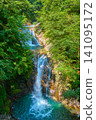 In summer, visit the Nanatsugama Godan Falls and its basin in Nishizawa Gorge, Yamanashi City, Yamanashi Prefecture. In summer, visit the Nanatsugama Godan Falls and its basin in Nishizawa Gorge, Yamanashi City, Yamanashi Prefecture. 141095172