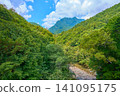 From the Ototori Ohashi Bridge in Nishizawa Gorge, Yamanashi City, Yamanashi Prefecture, you can see both Mt. Keikan and the Fuefuki River to the northwest. From the Ototori Ohashi Bridge in Nishizawa Gorge, Yamanashi City, Yamanashi Prefecture, you can see both Mt. Keikan and the Fuefuki River to the northwest. 141095175