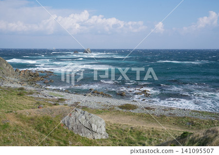 Aomori Prefecture, Higashidori Village, Shimokita Peninsula, Shiriyazaki 141095507