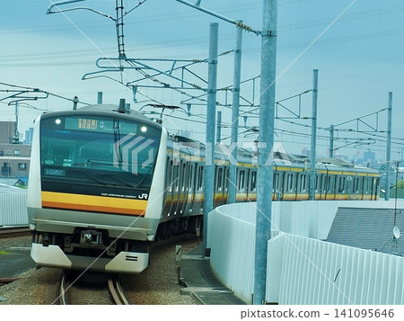 E233 series train, Nambu Line, Minami-Tama Station E233 series train, Nambu Line, Minami-Tama Station 141095646