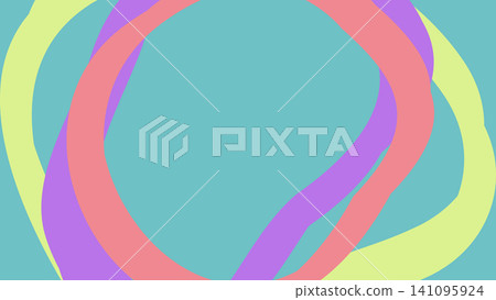 Pastel Harmony Waves Background 141095924