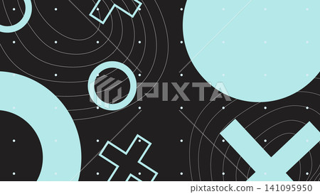 Tech Target Rings Background Tech Target Rings Background 141095950