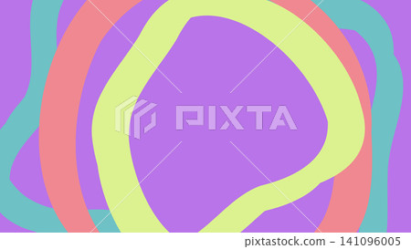 Playful Color Waves Background 141096005