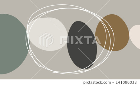 Warm Retro Abstract Background Warm Retro Abstract Background 141096038