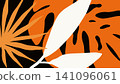 Exotic Abstract Leaves Background 141096061