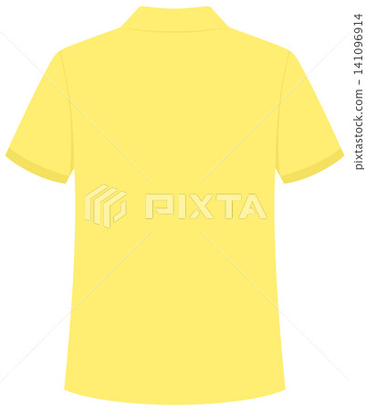 Yellow Short Sleeve Polo Shirt Back View Vector Illustration Mockup Yellow Short Sleeve Polo Shirt Back View Vector Illustration Mockup 141096914