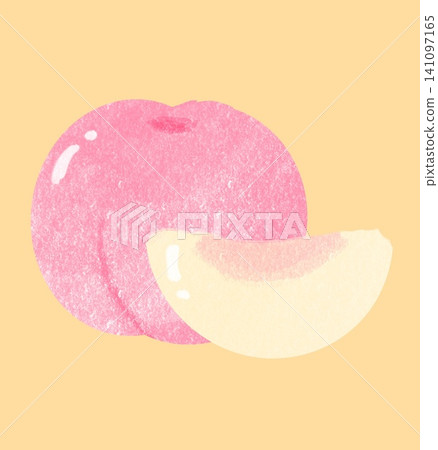Peach icon illustration Peach icon illustration 141097165